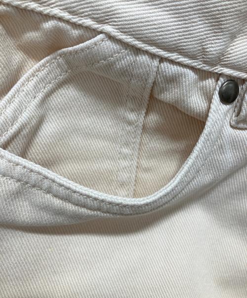 Maison Margiela（メゾンマルジェラ）Maison Margiela (メゾンマルジェラ) ガーメントダイ5ポケットパンツ ホワイト サイズ:44の古着・服飾アイテム