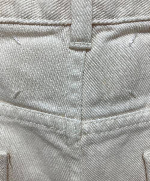 Maison Margiela（メゾンマルジェラ）Maison Margiela (メゾンマルジェラ) ガーメントダイ5ポケットパンツ ホワイト サイズ:44の古着・服飾アイテム