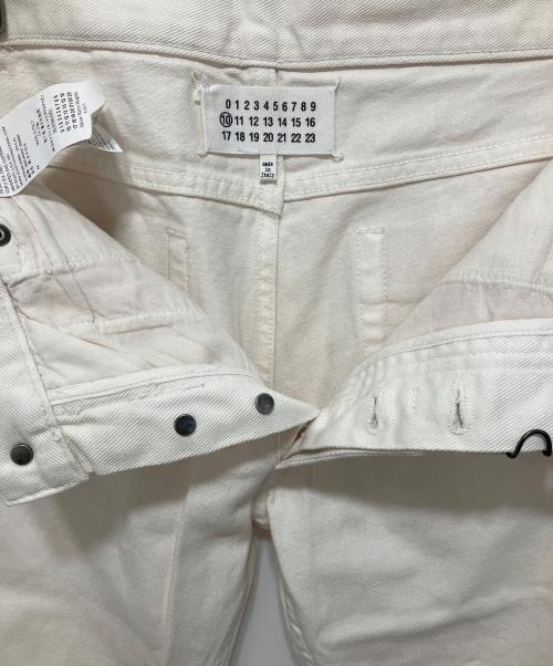 Maison Margiela（メゾンマルジェラ）Maison Margiela (メゾンマルジェラ) ガーメントダイ5ポケットパンツ ホワイト サイズ:44の古着・服飾アイテム
