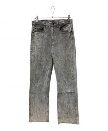LEVI'S（リーバイス）の古着「ケミカルウォッシュデニムパンツ」｜グレー