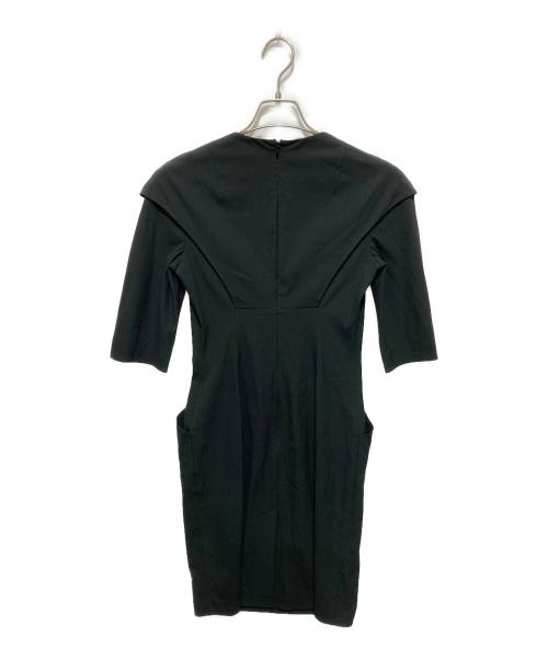 PRADA（プラダ）PRADA (プラダ) 半袖ワンピース ブラック サイズ:40の古着・服飾アイテム