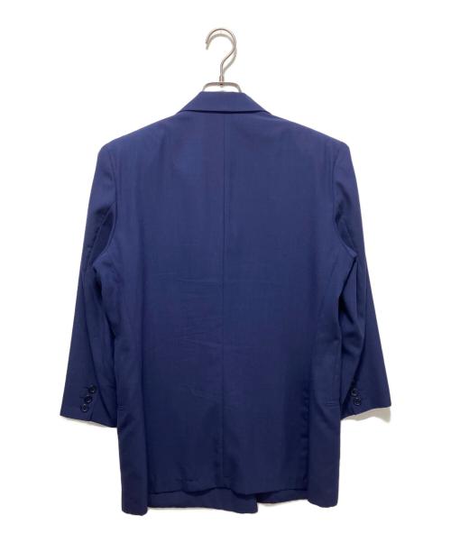 WORK SHOP（ワークショップ）WORK SHOP (ワークショップ) ダブルテーラードジャケット パープル サイズ:Ｍの古着・服飾アイテム