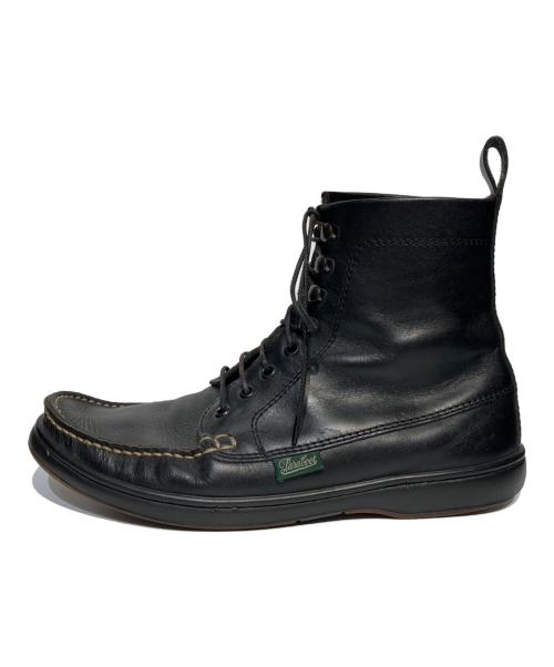 PARABOOT（パラブーツ）PARABOOT (パラブーツ) レースアップブーツ ブラック サイズ:7の古着・服飾アイテム