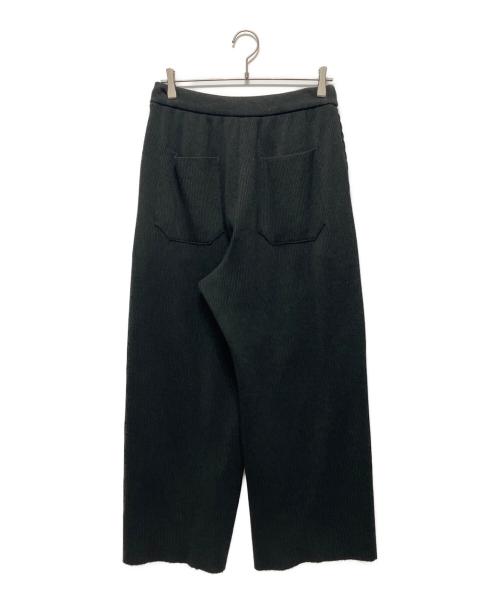 PURLAM（プラム）PURLAM (プラム) ニットパンツ ブラック サイズ:2の古着・服飾アイテム