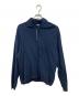 A.PRESSE（アプレッセ）の古着「Vintage Light Weight Half Zip Sweatshirt」｜ネイビー