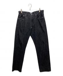 POST O'ALLS（ポストオーバーオールズ）の古着「12oz. denim black deep wash」｜インディゴ