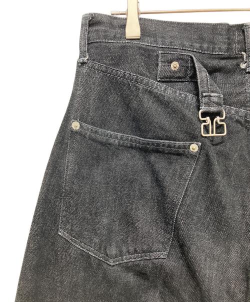 POST O'ALLS（ポストオーバーオールズ）POST O'ALLS (ポストオーバーオールズ) 12oz. denim black deep wash インディゴ サイズ:Mの古着・服飾アイテム