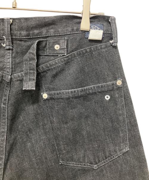 POST O'ALLS（ポストオーバーオールズ）POST O'ALLS (ポストオーバーオールズ) 12oz. denim black deep wash インディゴ サイズ:Mの古着・服飾アイテム
