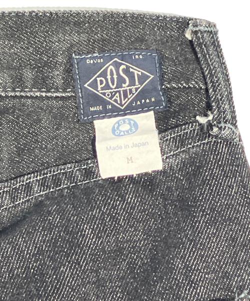 POST O'ALLS（ポストオーバーオールズ）POST O'ALLS (ポストオーバーオールズ) 12oz. denim black deep wash インディゴ サイズ:Mの古着・服飾アイテム