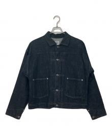 POST O'ALLS（ポストオーバーオールズ）の古着「12DB El Ranchero 3 : 12oz. denim black deep wash」｜インディゴ