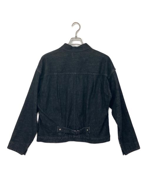POST O'ALLS（ポストオーバーオールズ）POST O'ALLS (ポストオーバーオールズ) 12DB El Ranchero 3 : 12oz. denim black deep wash インディゴ サイズ:Mの古着・服飾アイテム