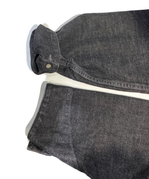 POST O'ALLS（ポストオーバーオールズ）POST O'ALLS (ポストオーバーオールズ) 12DB El Ranchero 3 : 12oz. denim black deep wash インディゴ サイズ:Mの古着・服飾アイテム