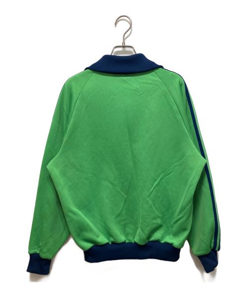 adidas（アディダス）adidas (アディダス) トラックジャケット ネイビー×グリーン サイズ:8号の古着・服飾アイテム
