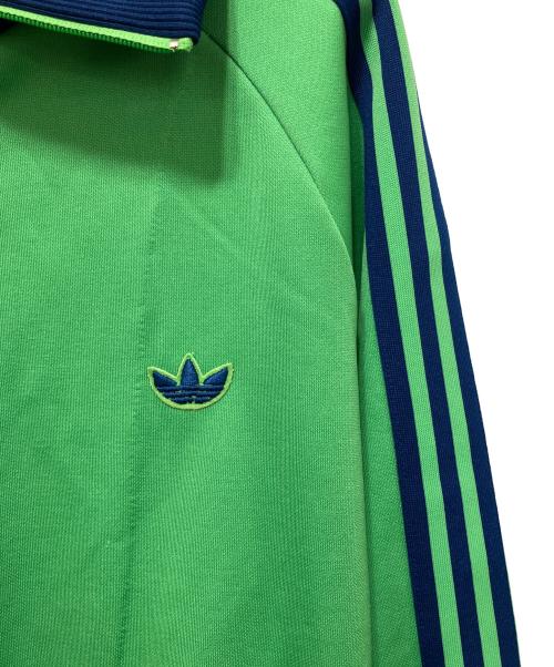 adidas（アディダス）adidas (アディダス) トラックジャケット ネイビー×グリーン サイズ:8号の古着・服飾アイテム