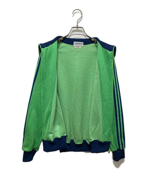 adidas（アディダス）adidas (アディダス) トラックジャケット ネイビー×グリーン サイズ:8号の古着・服飾アイテム