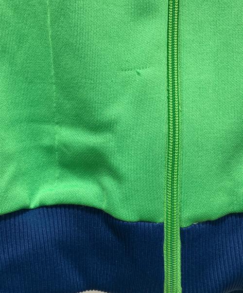 adidas（アディダス）adidas (アディダス) トラックジャケット ネイビー×グリーン サイズ:8号の古着・服飾アイテム