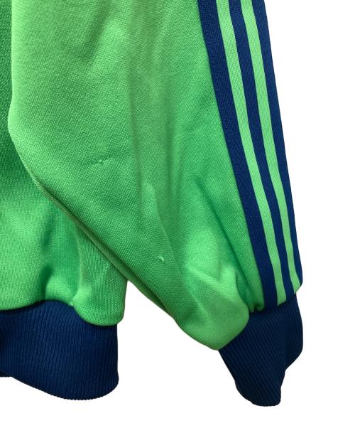 adidas（アディダス）adidas (アディダス) トラックジャケット ネイビー×グリーン サイズ:8号の古着・服飾アイテム