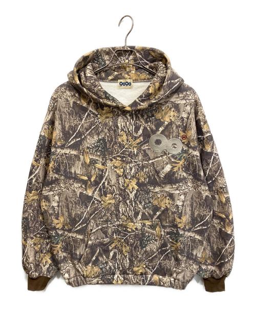 9090（9090）9090 (9090) プルオーバーパーカー グリーン サイズ:Lの古着・服飾アイテム