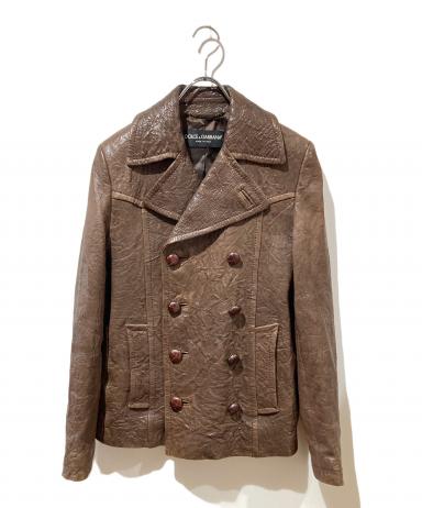 中古・古着通販】DOLCE & GABBANA (ドルチェ＆ガッバーナ) ラムレザー