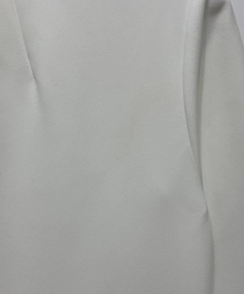 ADORE（アドーア）ADORE (アドーア) クリアボンディングブラウス ホワイト サイズ:38の古着・服飾アイテム
