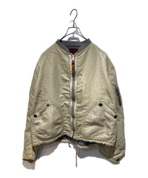 dezert（デザート）dezert (デザート) MA-1 フライトジャケット ベージュ サイズ:Mの古着・服飾アイテム