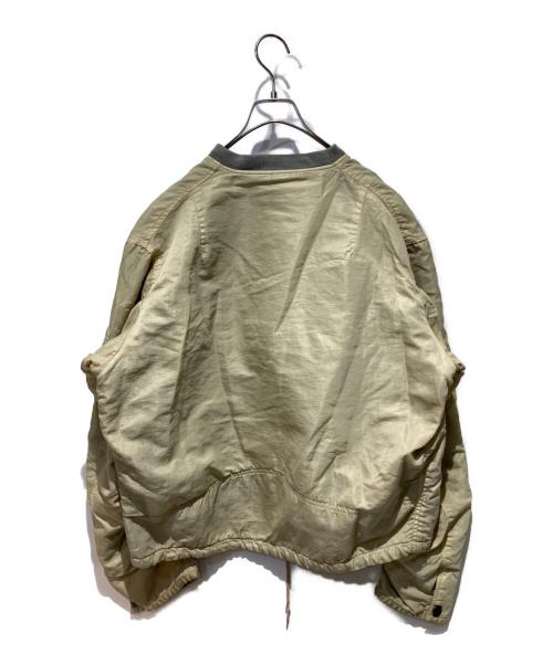 dezert（デザート）dezert (デザート) MA-1 フライトジャケット ベージュ サイズ:Mの古着・服飾アイテム