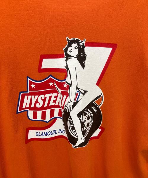 Hysteric Glamour（ヒステリックグラマー）Hysteric Glamour (ヒステリックグラマー) HG.INC. Tシャツ オレンジ サイズ:XLの古着・服飾アイテム