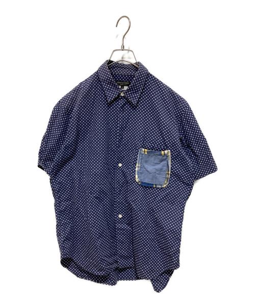 COMME des GARCONS HOMME PLUS（コムデギャルソンオムプリュス）COMME des GARCONS HOMME PLUS (コムデギャルソンオムプリュス) 半袖シャツ ネイビー サイズ:Sの古着・服飾アイテム