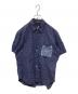 COMME des GARCONS HOMME PLUS（コムデギャルソンオムプリュス）の古着「半袖シャツ」｜ネイビー