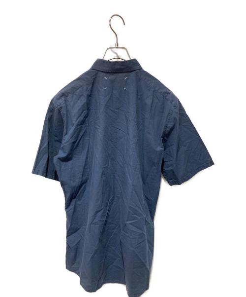 Maison Margiela（メゾンマルジェラ）Maison Margiela (メゾンマルジェラ) 半袖シャツ ネイビー サイズ:46の古着・服飾アイテム