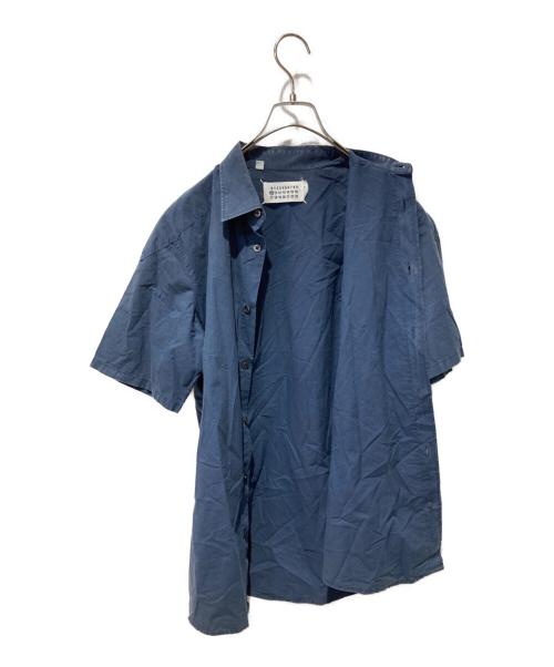 Maison Margiela（メゾンマルジェラ）Maison Margiela (メゾンマルジェラ) 半袖シャツ ネイビー サイズ:46の古着・服飾アイテム