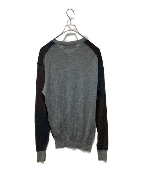 COMME des GARCONS HOMME（コムデギャルソン オム）COMME des GARCONS HOMME (コムデギャルソン オム) Vネックニット ブラウン サイズ:Ｌの古着・服飾アイテム