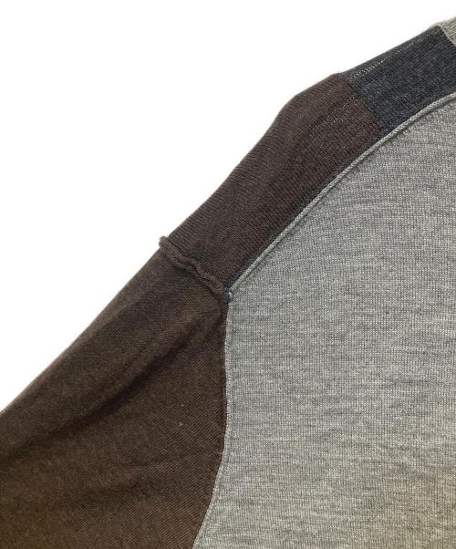 COMME des GARCONS HOMME（コムデギャルソン オム）COMME des GARCONS HOMME (コムデギャルソン オム) Vネックニット ブラウン サイズ:Ｌの古着・服飾アイテム