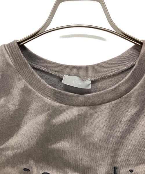 Dior（ディオール）DIOR (ディオール) タイダイロゴスウェット グレー サイズ:Sの古着・服飾アイテム