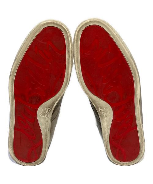 Christian Louboutin（クリスチャン・ルブタン）Christian Louboutin (クリスチャン・ルブタン) スウェードシューズ グレー サイズ:43の古着・服飾アイテム