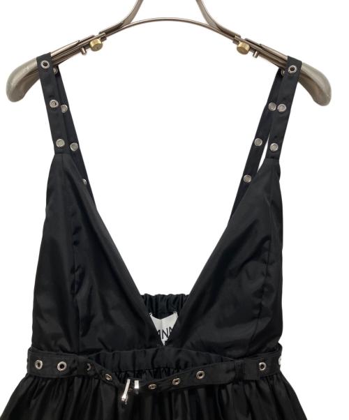 GANNI（ガニー）GANNI (ガニー) Duchesse Nylon Strap ブラック サイズ:SIZE36 未使用品の古着・服飾アイテム