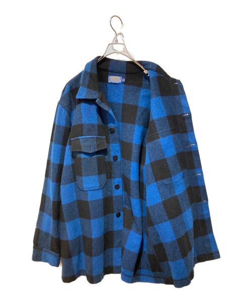 PENDLETON（ペンドルトン）PENDLETON (ペンドルトン) シャツジャケット ブルー サイズ:XLの古着・服飾アイテム
