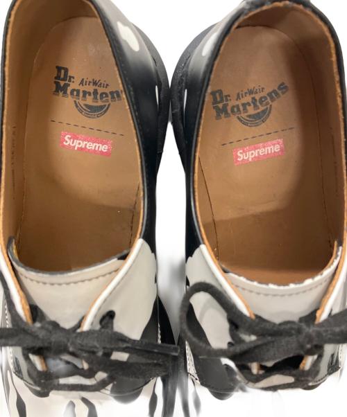 Dr.Martens（ドクターマーチン）Dr.Martens (ドクターマーチン) SUPREME (シュプリーム) 1461 SUPREME SKULL 3 ホール シューズ ブラック サイズ:10の古着・服飾アイテム