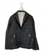 LQUARTETエルカルテット）の古着「SEPARATE PATCH POCKET CEREMONY JACKET」｜ブラック