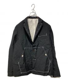 LQUARTET（エルカルテット）の古着「SEPARATE PATCH POCKET CEREMONY JACKET」｜ブラック