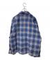 LQUARTET (エルカルテット) ORGANIC COTTON SEERUCKER CHECK 50S CRAFTMAN SHIRT ブルー サイズ:Ｌ：12000円