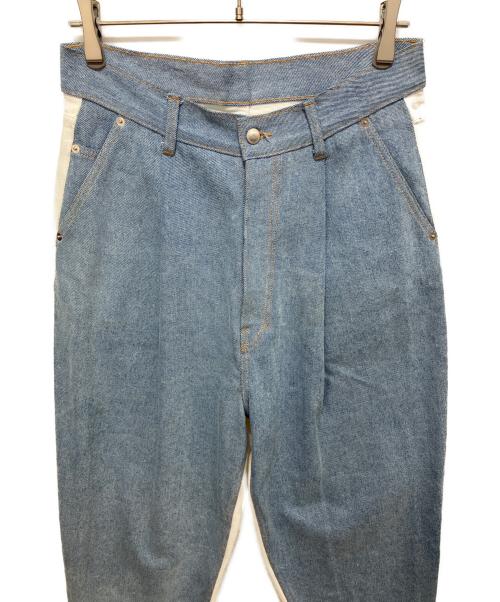 Hed Mayner（ヘド メイナー）Hed Mayner (ヘド メイナー) ドッキングデニムパンツ インディゴ サイズ:SIZE 38の古着・服飾アイテム