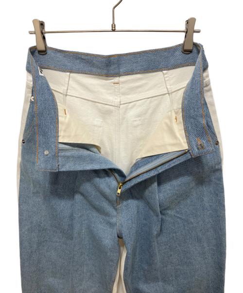 Hed Mayner（ヘド メイナー）Hed Mayner (ヘド メイナー) ドッキングデニムパンツ インディゴ サイズ:SIZE 38の古着・服飾アイテム