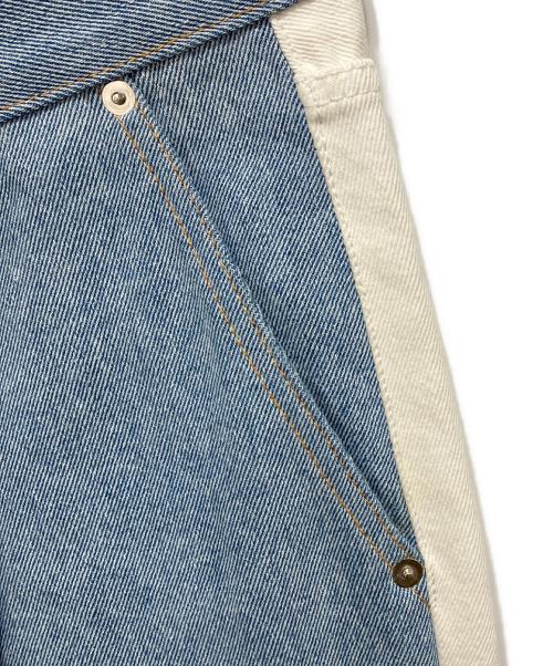 Hed Mayner（ヘド メイナー）Hed Mayner (ヘド メイナー) ドッキングデニムパンツ インディゴ サイズ:SIZE 38の古着・服飾アイテム