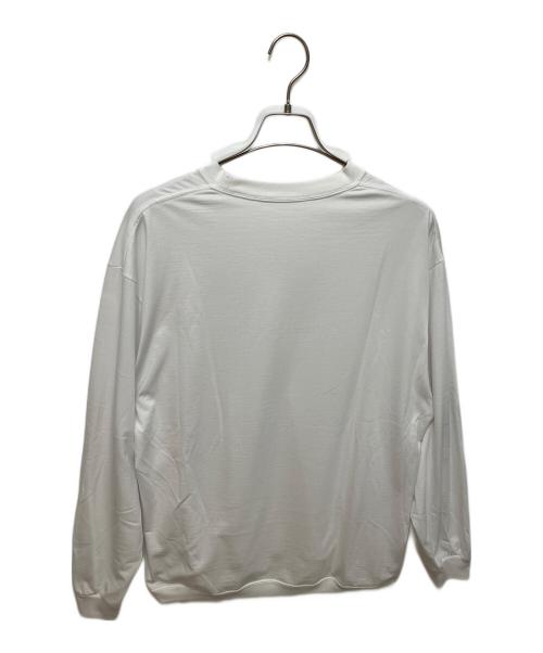 The Ennoy Professional（ザ エンノイ プロフェッショナル）THE ENNOY PROFESSIONAL (ザ エンノイ プロフェッショナル) ロングスリーブヘムリブTシャツ ホワイト サイズ:SIZE Lの古着・服飾アイテム