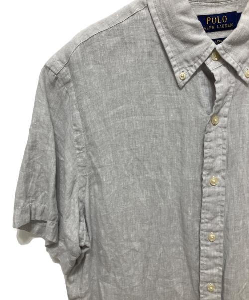POLO RALPH LAUREN（ポロ・ラルフローレン）POLO RALPH LAUREN (ポロ・ラルフローレン) リネンシャツ グレー サイズ:Mの古着・服飾アイテム