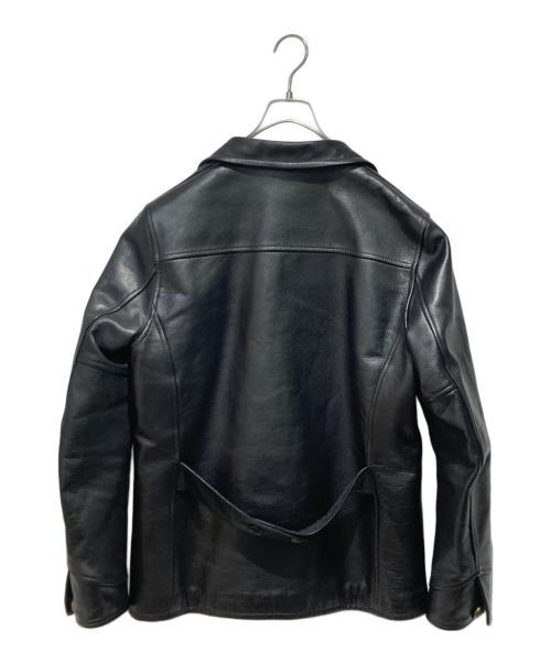GLAD HAND（グラッドハンド）GLAD HAND (グラッドハンド) カウレザーカーコート ブラック サイズ:Ｌの古着・服飾アイテム