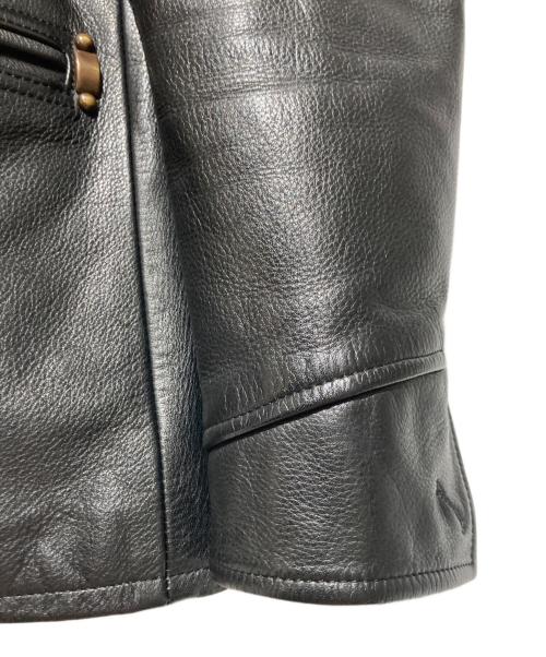 GLAD HAND（グラッドハンド）GLAD HAND (グラッドハンド) カウレザーカーコート ブラック サイズ:Ｌの古着・服飾アイテム