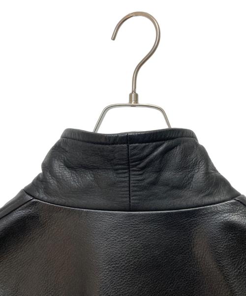 GLAD HAND（グラッドハンド）GLAD HAND (グラッドハンド) カウレザーカーコート ブラック サイズ:Ｌの古着・服飾アイテム