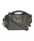 MULBERRYマルベリー）の古着「Small lrisショルダーバッグ」｜グレー